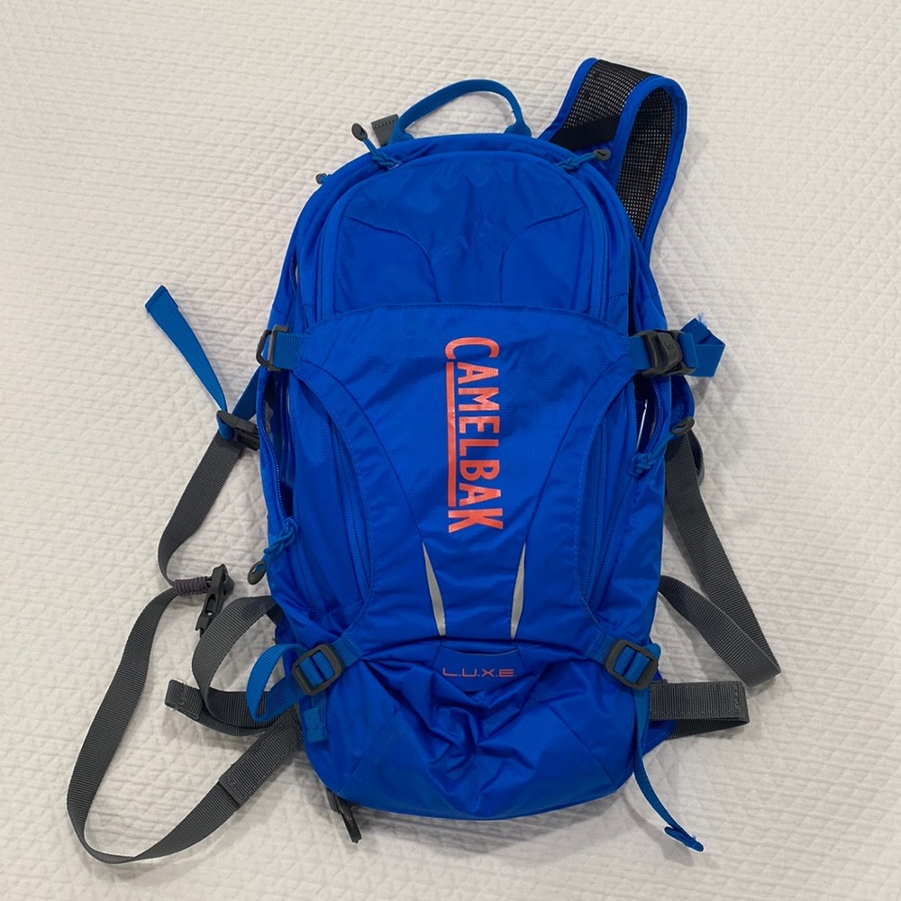Blue camelbak